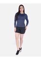 Camiseta Deportiva Manga Larga Cuello Redondo  Jaspeado de Arequipe moda dulce