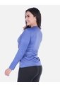Camiseta Deportiva Manga Larga Cuello Redondo  Jaspeado de Arequipe moda dulce
