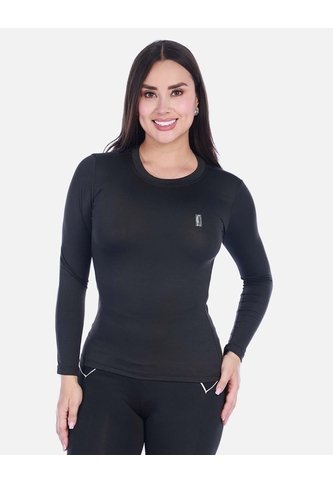 Camiseta Deportiva Manga Larga Cuello Redondo  Jaspeado Arequipe moda dulce