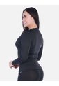 Camiseta Deportiva Manga Larga Cuello Redondo  Jaspeado de Arequipe moda dulce