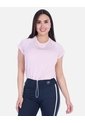 Camiseta Deportiva Manga Corta Raglán Con Cordón Ajustable Rosada de Arequipe moda dulce