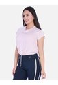 Camiseta Deportiva Manga Corta Raglán Con Cordón Ajustable Rosada de Arequipe moda dulce