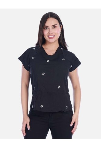 Blusa Casual Para Mujer Con Sutil Estampado Arequipe moda dulce