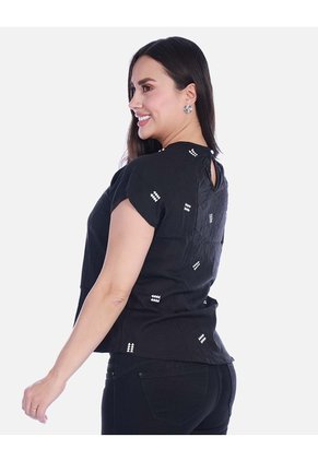 Blusa Casual Para Mujer Con Sutil Estampado