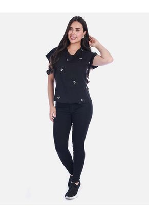 Blusa Casual Para Mujer Con Sutil Estampado