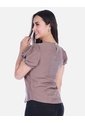 Blusa Elegante Con Mangas Abombadas Y Detalle De Botón de Arequipe moda dulce