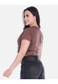 Camiseta Casual Con Bordado Floral Y Manga Raglan de Arequipe moda dulce