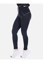 Leggings Deportivos Tiro Alto Vinotinto Con Vivo Contraste de Arequipe moda dulce