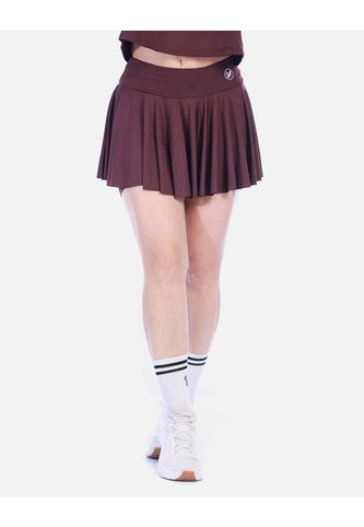 Falda Short Deportiva Plisada Vinotinto Tiro Alto Arequipe moda dulce