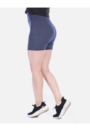 Short Deportivo Biker Tiro Alto Con Pretina Ancha