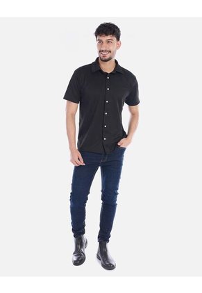 Camisa Casual Manga Corta Para Hombre