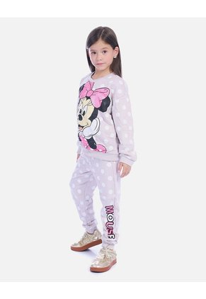 Conjunto Infantil Buso Y Sudadera Ratoncita Moño Para Niña