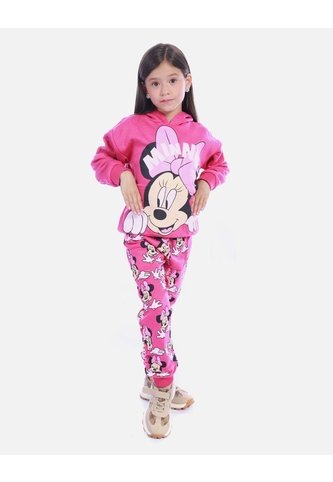 Conjunto Infantil Buso Capucha Y Jogger Rosado Ratoncita Para Niña Arequipe moda dulce