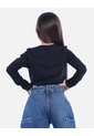 Camiseta Manga Larga Negra Básica Para Niña de Arequipe moda dulce