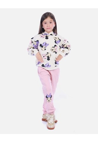 Conjunto Infantil Buso Rosado Gatita Y Jogger Para Niña Arequipe moda dulce
