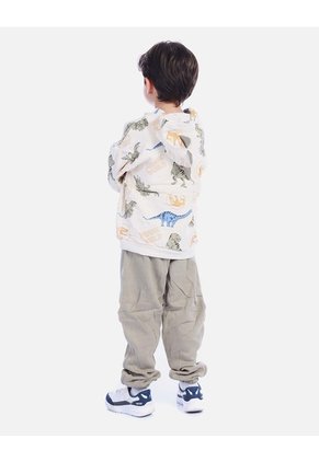 Conjunto Infantil Buso Dinosaurio Y Sudadera Jogger Para Niño