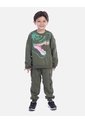 Conjunto Infantil Buso Dino Verde Y Sudadera Jogger Para Niño de Arequipe moda dulce