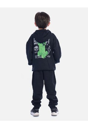 Onjunto Infantil Buso Capucha Y Jogger Gamer Para Niño