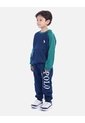 Conjunto Infantil Buso Bicolor Y Sudadera Jogger Para Niño de Arequipe moda dulce