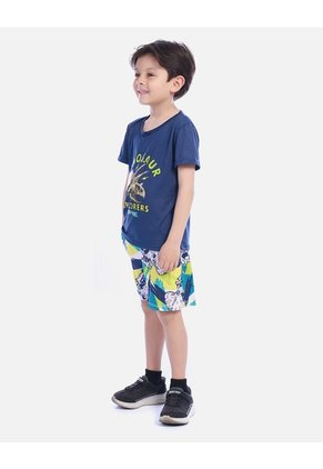 Conjunto Infantil Camiseta Y Bermuda Para Niño