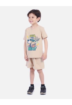 Conjunto Infantil Camiseta Y Bermuda Para Niño