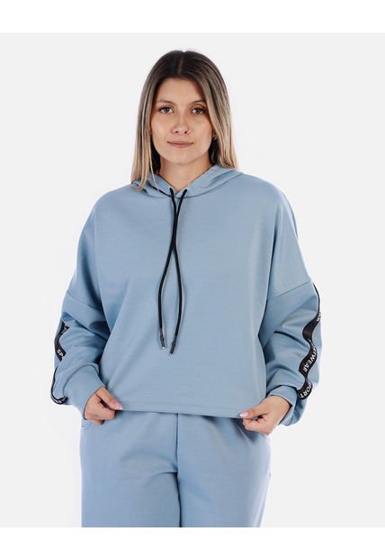 Buzo Deportivo Mujer Con Capucha
