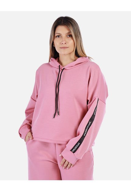 Buzo Deportivo Mujer Con Capucha