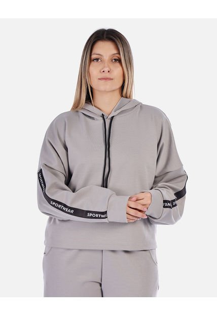 Buzo Deportivo Mujer Con Capucha