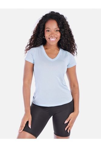 Camiseta Deportiva Cuello V Mujer Arequipe moda dulce