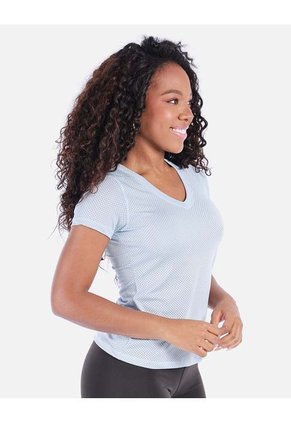 Camiseta Deportiva Cuello V Mujer