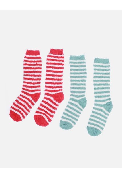 Set X 2 Medias Altas Térmicas Afelpadas Para Mujer