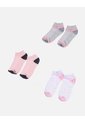 Set X 3 Medias Tobilleras Con Mini Estampados Para Mujer de Arequipe moda dulce