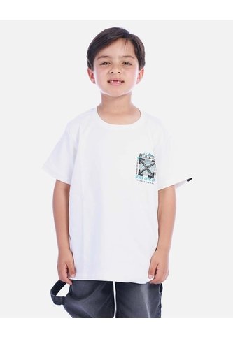 Camiseta Urbana Negra Con Estampado De Ciudad Para Niño Arequipe moda dulce