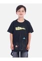 Camiseta Urbana Negra Con Estampado De Ciudad Para Niño de Arequipe moda dulce