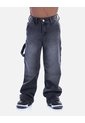 Pantalón Jean Suelto De Tono Gris Desgastado Para Niño de Arequipe moda dulce