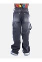 Pantalón Jean Suelto De Tono Gris Desgastado Para Niño de Arequipe moda dulce