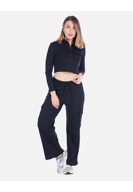 Conjunto Casual Tipo Cargo Mujer