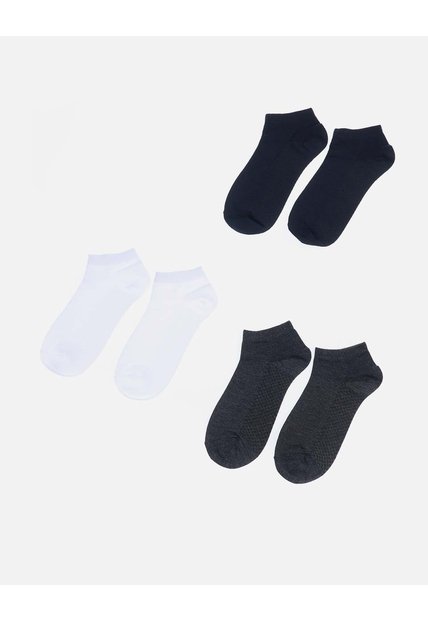 Set X 3 Medias Invisibles Transpirables Tejido Microperforado