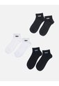 Set X 3 Medias Tobilleras Acanaladas Con Etiqueta Textil de Arequipe moda dulce