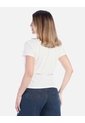 Camiseta Blanca Estampada De Algodón de Arequipe moda dulce