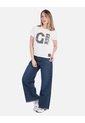 Camiseta Blanca Estampada De Algodón de Arequipe moda dulce