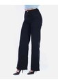 Jean Palazzo Negro Tiro Alto Mujer de Arequipe moda dulce