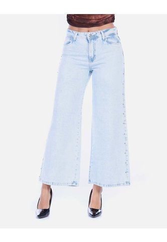 Jean Wide Leg Azul Claro Arequipe moda dulce