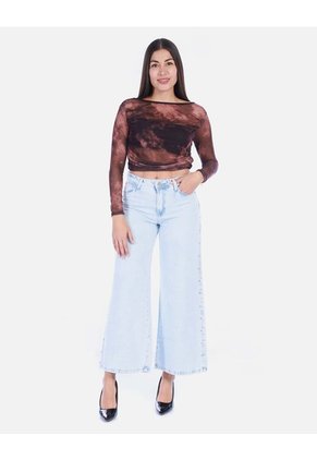 Jean Wide Leg Azul Claro