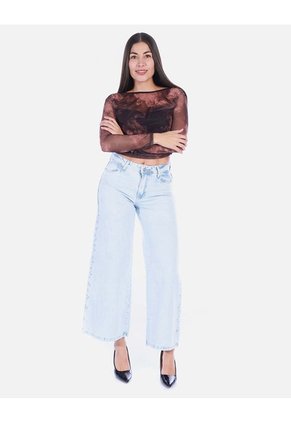 Blusa Manga Larga Tie Dye Mujer