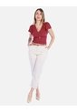 Pantalón De Lino Y Rayón Con Cinturón de Arequipe moda dulce