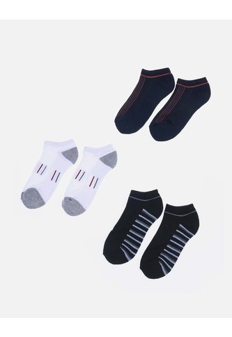 Set X 3 Medias Invisibles Deportivas Bicolores Para Hombre Arequipe moda dulce