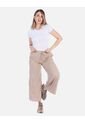 Pantalón Wide Leg Rib De Resorte de Arequipe moda dulce