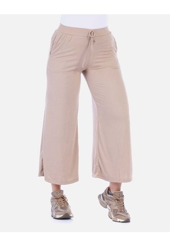 Pantalón Wide Leg Rib De Resorte Arequipe moda dulce