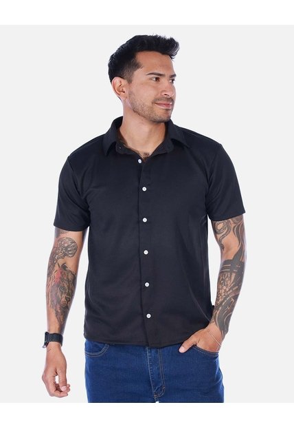 Camisa Manga Corta Para Hombre Moderna